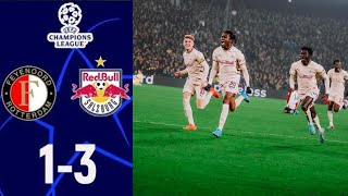 Feyenoord vs Salzburg  Highlights  Champions League 2024  rb salzburg vs feyenoord [upl. by Ettezel]