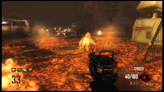 Black Ops 2 Zombies  Town Solo Strategy Rounds 35 And Full Gameplay HD2014High Round 35 [upl. by Bartie]