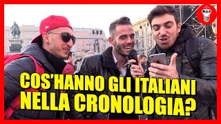 Coshanno gli Italiani nella Cronologia  INTERVISTE IMBARAZZANTI  theShow [upl. by Horn]