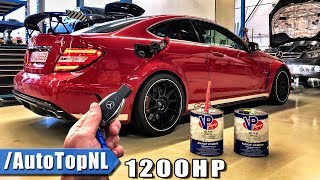 1200HP Mercedes C63 AMG BLACK SERIES REVIEW POV on AUTOBAHN by AutoTopNL [upl. by Eceinal]