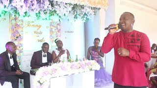 Twina Herbert Performs SABISANIRA at Tonny and Tendos Wedding [upl. by Harry]