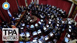 Aborto comienza el tratamiento en el Senado  TPANoticias [upl. by Sucramad977]