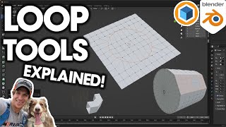 LOOP TOOLS for Blender  All Tools Explained Free Blender AddOn [upl. by Gayelord208]