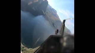 Inside a Norwegian F16A MLU low flying over Sunnmøre [upl. by Attelrahs]