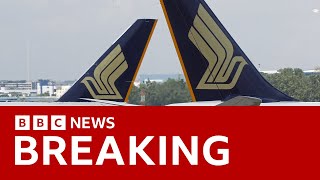 One dead as London to Singapore flight hit by turbulence  BBC News [upl. by Hirai]