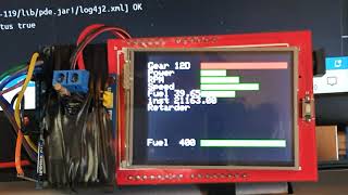 Canbus Display using J1939 MCP2515 Arduino and Canhacker V2 [upl. by Duntson]