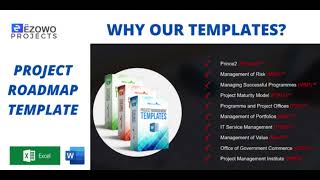 Project Management Roadmap Template  How To Create A Project Roadmap In Excel  Step by Step [upl. by Absa103]