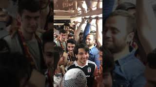 BEŞİKTAŞ TARAFTARI GALATASARAY TARAFTARLARININ METROSUNA BİNERSE21 ŞAMPİYONLUK KUTLAMALARI [upl. by Merl]