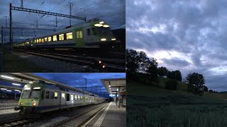 Bahnspaziergang am Abend in Konolfingen  Stimmungsvoll zum Entspannen [upl. by Novled]