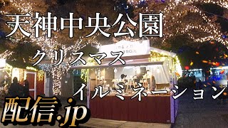 福岡 天神中央公園 イルミネーション 2023 [upl. by Lamek]