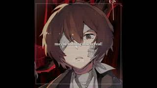 Dazai looks so empty  dazai edit  bad apple  bsd bsd dazai bungoustraydogs dazaiosamu [upl. by Hwang224]