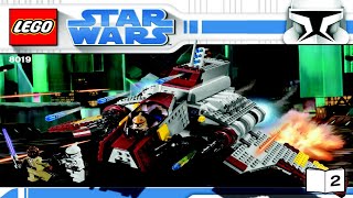 LEGO instructions  Star Wars  8019  Republic Attack Shuttle Book 2 [upl. by Asik108]