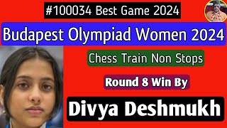 Maltsevskaya vs Deshmukh  Budapest Olympiad Women 2024 chess [upl. by Mansoor655]