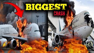 Emergency Landing Crash In city  Pilot Lost control  Helios Airways Flight 522 [upl. by Adnamal]