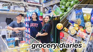 Grocery Diaries 2 with Mom amp Dad 😋🥬  Ry Velasco [upl. by Eerdna896]