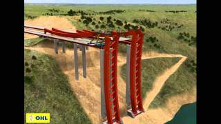 Alconetar Bridge  Construction Process [upl. by Trilbie]