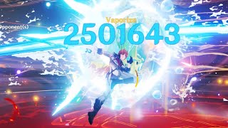 C0 Childe R1 Aqua Simulacra 25M damage  Natlan Local Legend  C0 Kazuha [upl. by Balfour]