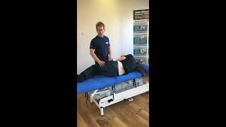 How to assess the Lumbar spine and then Manipulate L45 HVT [upl. by Jerri]