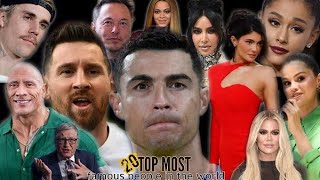 TOP 10 MOST FAMOUS PERSON IN THE WORLD [upl. by Gyasi767]