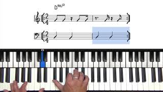 Samba Piano Tutorial  Chords Comping Rhythm Pattern [upl. by Barret985]