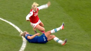 Ruthless Fouls in Conti Cup Final  Arsenal Women vs Chelsea Women [upl. by Mureil]