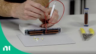 How to crimp a ferrule on stranded wires for data acquisition hardware [upl. by Press]