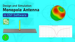 How to Design Monopole Antenna for 24GHz using CST  CST Tutorial [upl. by Sherurd]