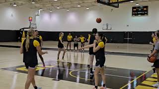 Iowa womens basketball practice 2 [upl. by Aibos]