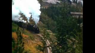 Steam Train in Canadian Rockies 1940s [upl. by Cleti31]