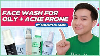 UNDER P500 FACE WASHES Best for OILY  ACNE PRONE SKIN Filipino  Jan Angelo [upl. by Sehguh276]