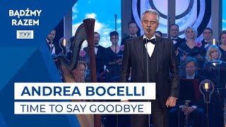 Andrea Bocelli  Time To Say Goodbye  Koncert quotCud Życiaquot [upl. by Spears]