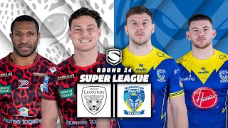 Leigh Leopards vs Warrington Wolves  Round 24  Super League 2024 [upl. by Gonroff178]