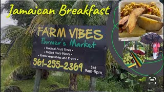 Jamaican breakfast at Farm Vibes [upl. by Gui]