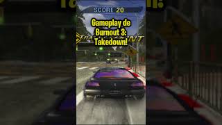 Gameplay de Burnout 3 Takedown  shorts burnout3 burnout3takedown gameplayretro ytshorts [upl. by Kahcztiy]