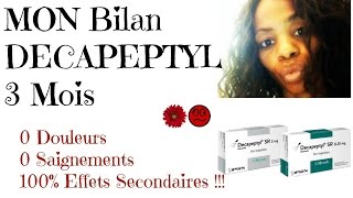 34  DECAPEPTYL Bilan 3 mois  0 Saignements 0 Douleurs 100 Effets Secondaires [upl. by Michele]