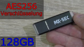 DEUTSCH Mach Xtreme Technology MXSEC 128GB USB 30 Stick Testbericht [upl. by Norraj]