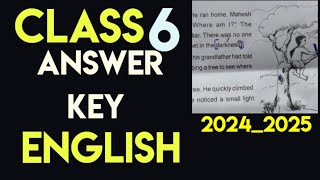 CLASS 6 ENGLISH Answer key Onam exam question and answers 20242025 onapareeksha sixth standard [upl. by Dearman]