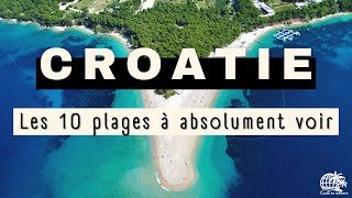 Croatie  les 10 plages à absolument voir  Escale en couleurs [upl. by Jereme]