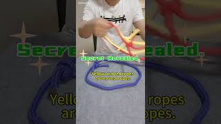 Three ropes chain magic trick ropetrick magnetrope [upl. by Ahseryt]