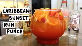 Caribbean Sunset Rum Punch [upl. by Quartet]