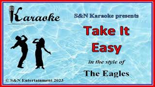 SampN Karaoke  The Eagles  Take It Easy [upl. by Llerreg]