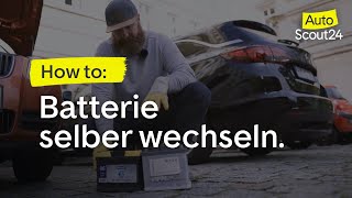 AutoScout24 Ratgeber Autobatterie selber wechseln [upl. by Devitt]