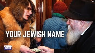 Heres Your Jewish Name  The Lubavitcher Rebbe [upl. by Rich]