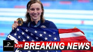 Katie Ledecky filled with American pride after dominating goldmedal performance [upl. by Ecneps]