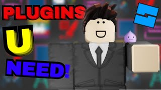 You NEED these PLUGINS  Roblox Studio [upl. by Eeclehc]