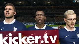 EMAnalyse Frankreich vs Rumänien  kickertv [upl. by Zena210]