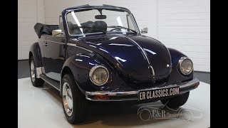 Volkswagen Beetle 1303 Cabriolet 1978 VIDEO wwwERclassicscom [upl. by Oberon]