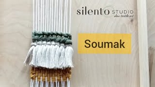 Punto Soumak  weaving basics  Soumak [upl. by Stroup183]