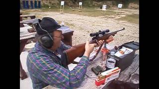 Jerry shooting his Winchester Model 70 rifle [upl. by Constancy]