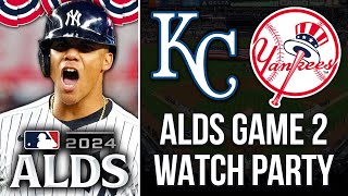 YANKEES VS ROYALS WATCH PARTY  ALDS GAME 2 [upl. by Akcimehs]